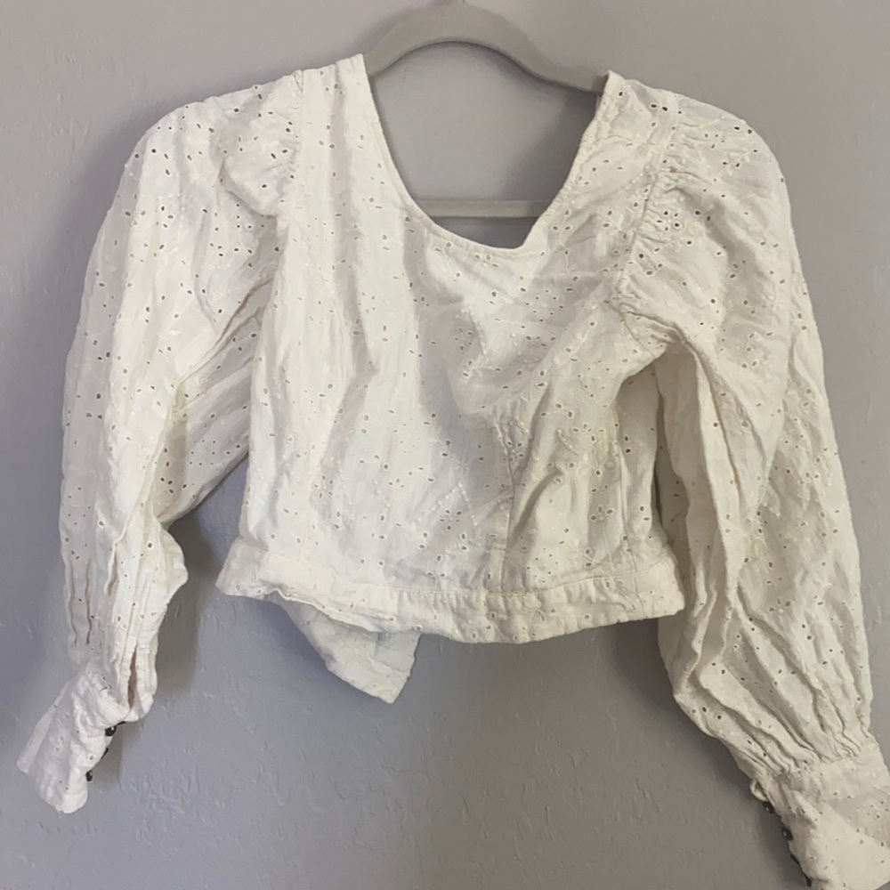 Free People White Blouse
